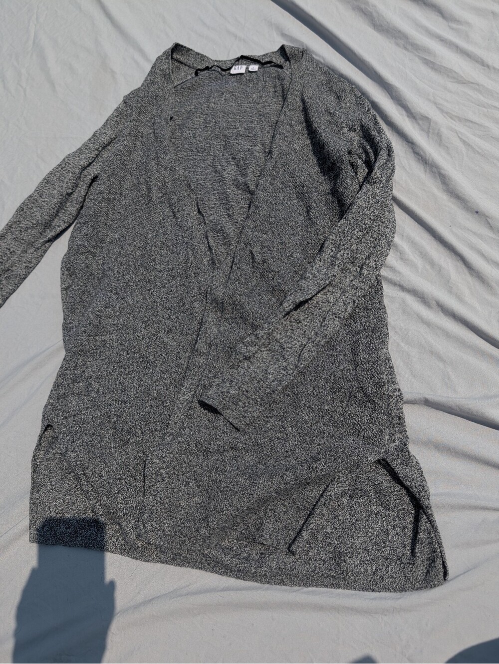 Gap Women's Heather Gray Cardigan Size Medium